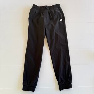 Hurley Boy's Size 7/8 Black Performance Stretch Twill Jogger Pant